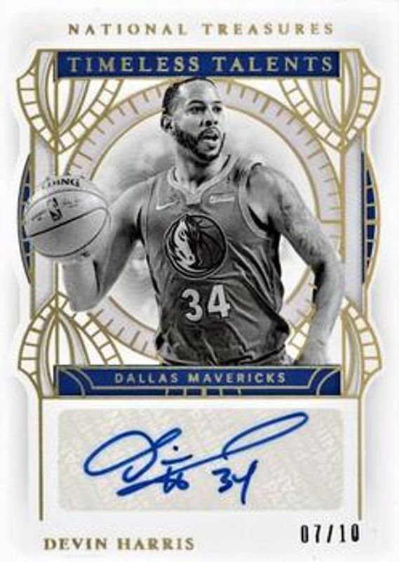 2020 National Treasures #TT-DHA Timeless Talents Signatures - Gold /10