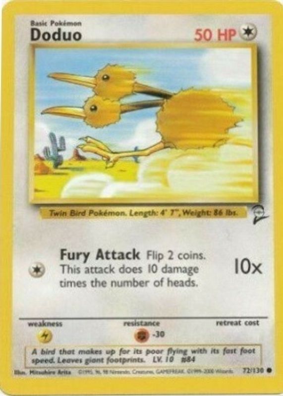 2000 Base Set 2 #72/130 Base