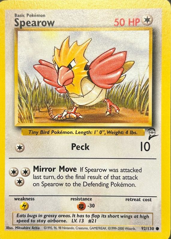 2000 Base Set 2 #92/130 Base