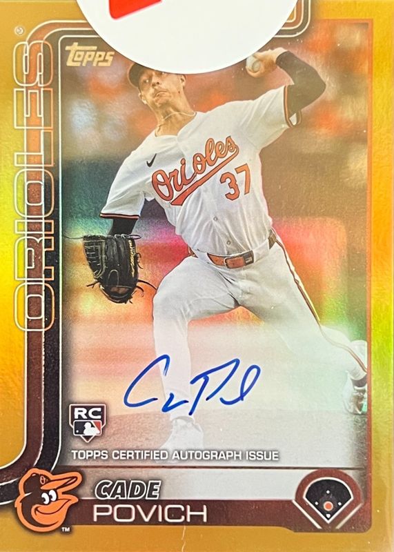 2025 Topps #25 Flagship Real One Autographs - Gold Foil /50