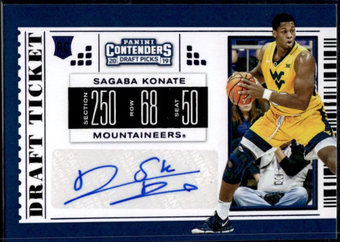 2019 Contenders Draft Picks #100 Draft Ticket Blue Foil