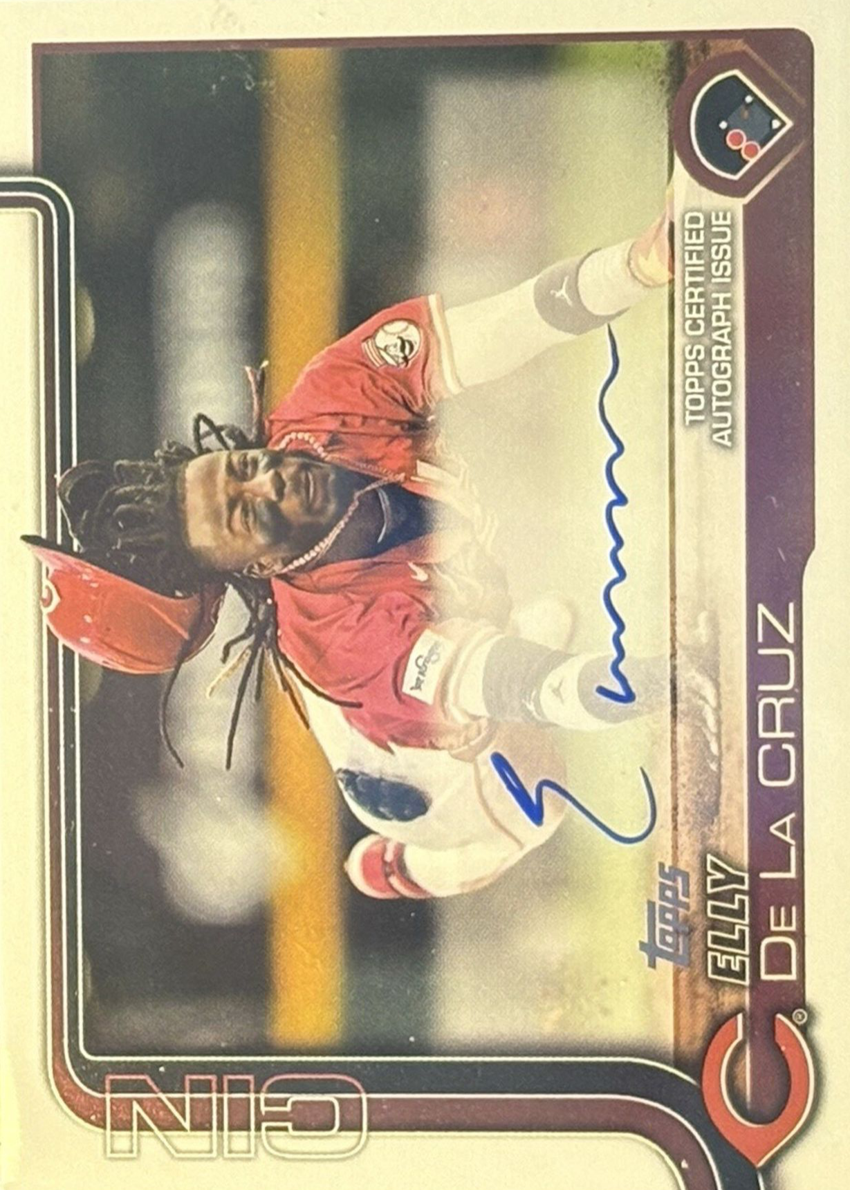 Elly De La Cruz 2025 Topps #150 Flagship Real One Autographs Price 