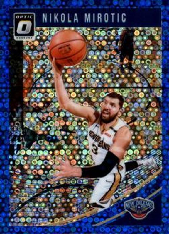 2018 Optic #27 Fast Break Blue /50