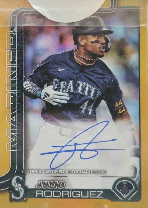 Julio Rodriguez 2025 Topps #266 Flagship Real One Autographs