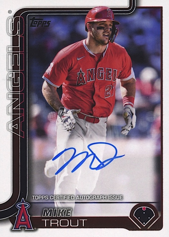 Mike Trout 直筆サイン　マイクトラウト auto /99 topps Amazon.co.jp: Topps 直筆サインカード Auto topps luminaries