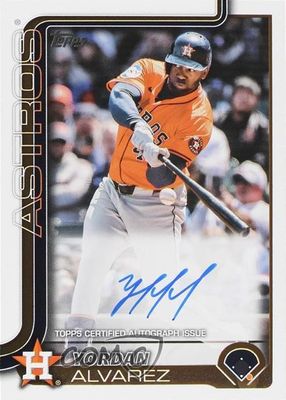 Yordan Alvarez 2020 Topps Chrome #RA-YA Rookie Auto Price