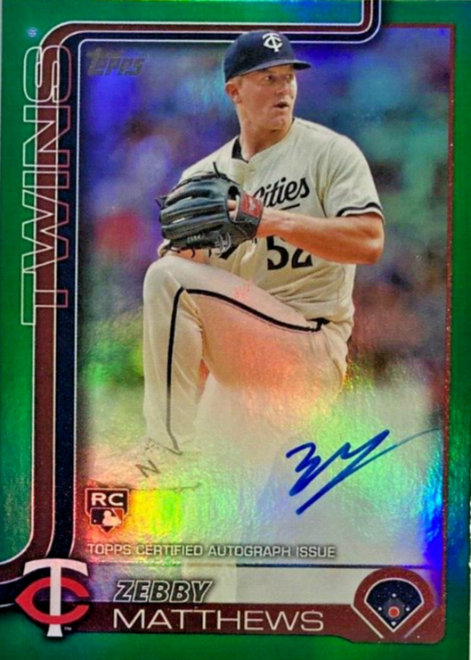 Zebby Matthews 2025 Topps #283 Flagship Real One Autographs