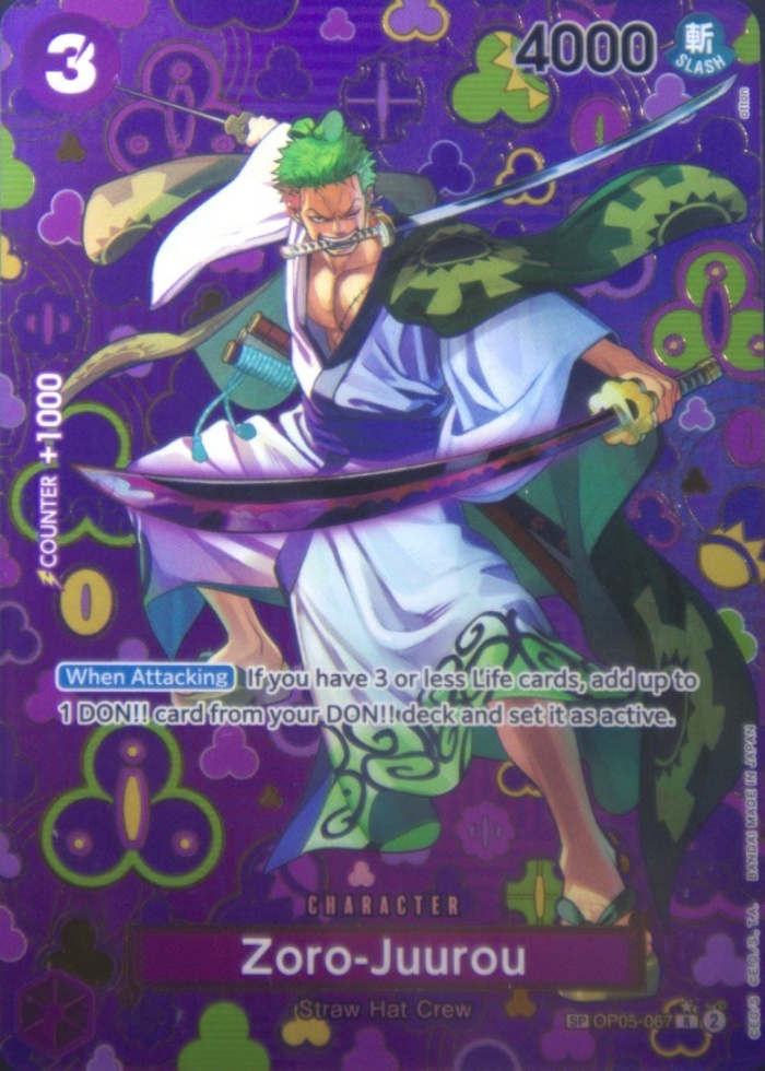 Zoro-Juurou 2024 Emperors in the New World #OP05-067 Foil (SP