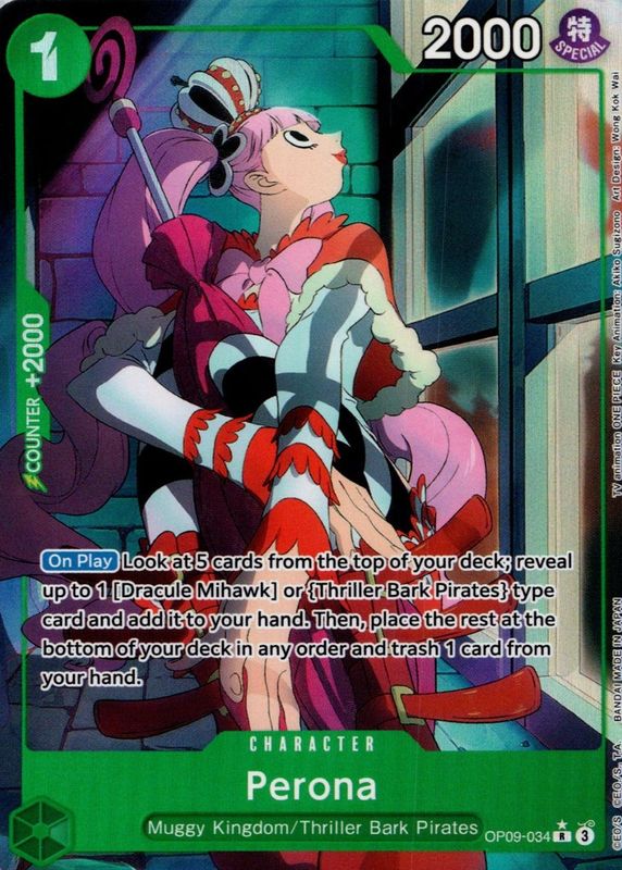 2024 Emperors in the New World #OP09-034 Foil (Alternate Art)