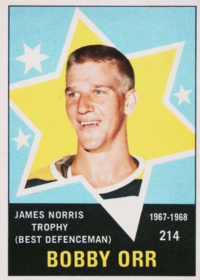 1968 O-Pee-Chee #214 Norris Trophy