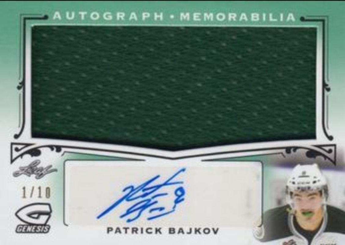 2016 Leaf Genesis #AM-PB1 Autographs Memorabilia Emerald /5