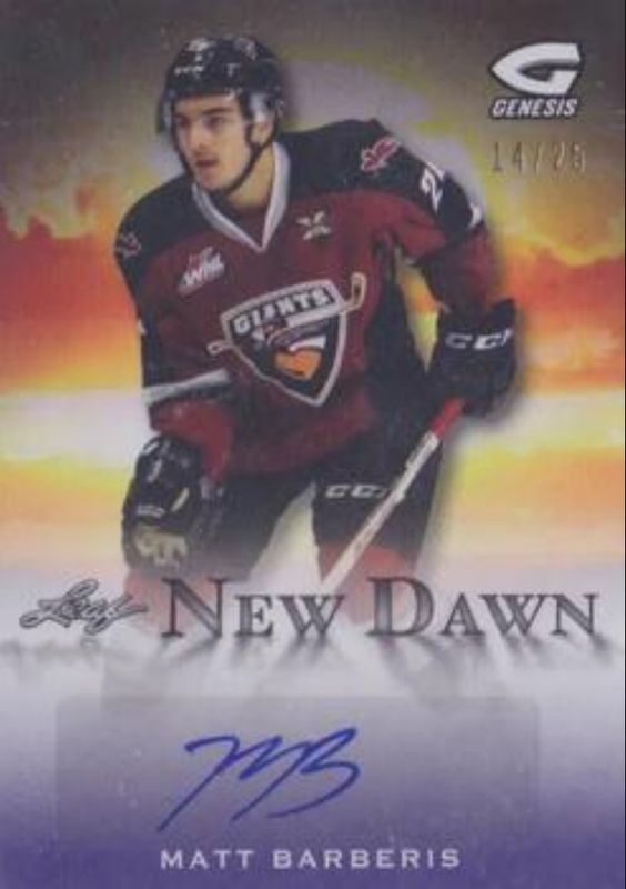 2016 Leaf Genesis #ND-MB1 New Dawn Autographs Purple /10