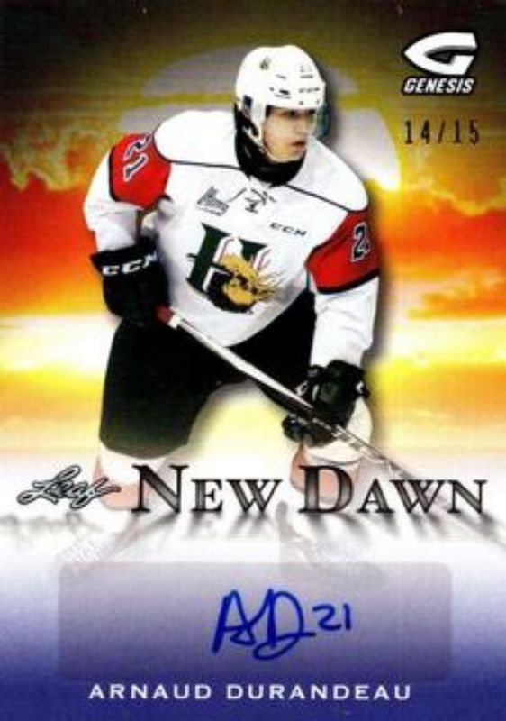 2016 Leaf Genesis #ND-AD2 New Dawn Autographs Purple /10