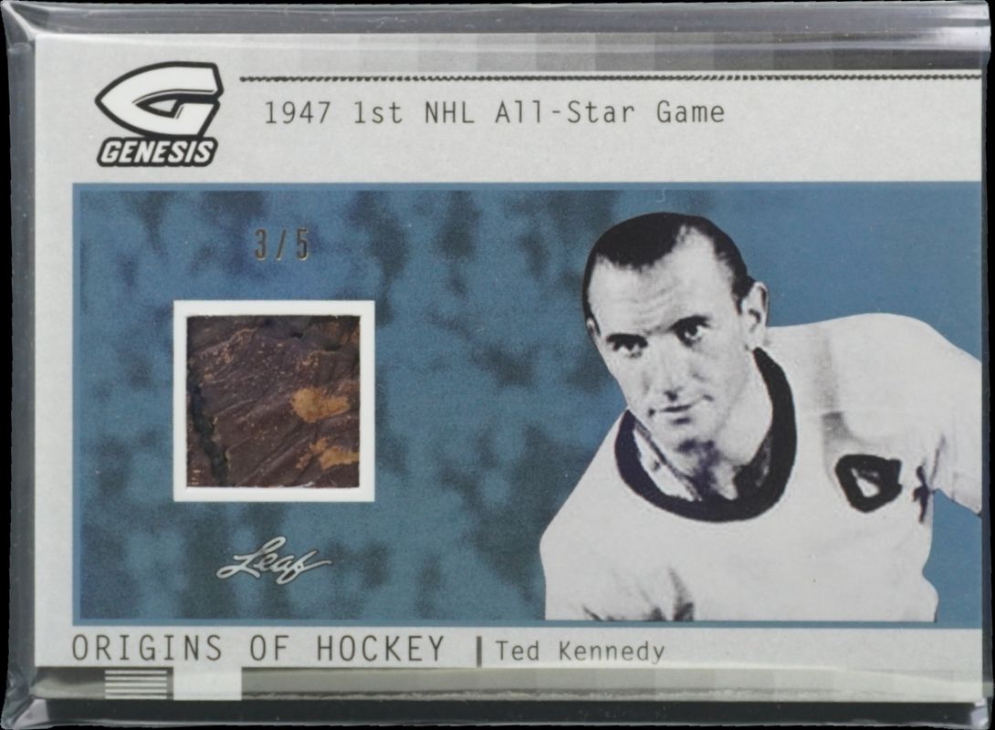2016 Leaf Genesis #OH-06 Origins of Hockey Relic Platinum /5