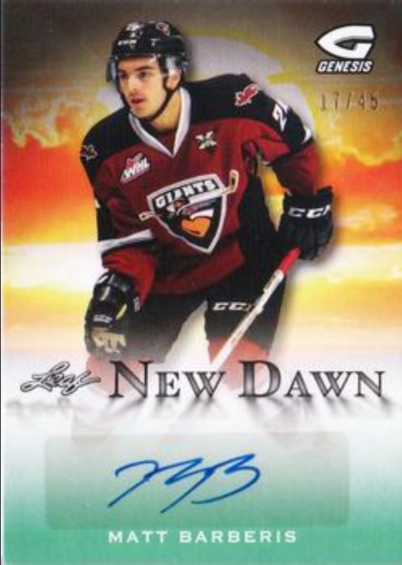 2016 Leaf Genesis #ND-MB1 New Dawn Autographs Emerald /25
