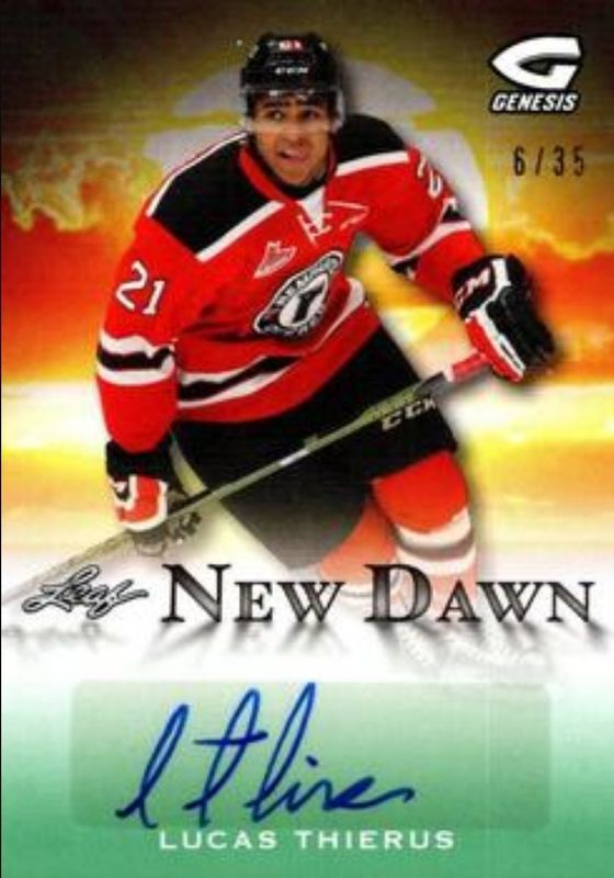2016 Leaf Genesis #ND-LT1 New Dawn Autographs Emerald /25