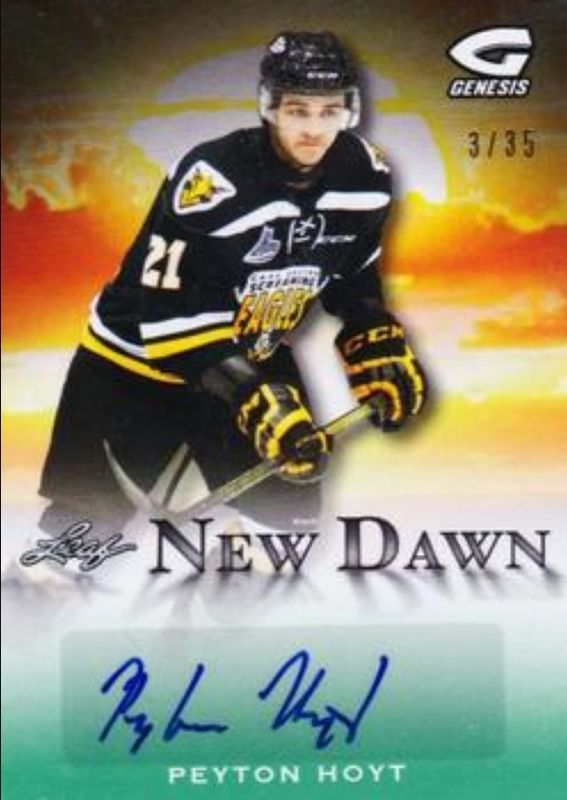 2016 Leaf Genesis #ND-PH1 New Dawn Autographs Emerald /25