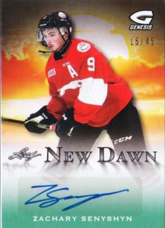 2016 Leaf Genesis #ND-ZS2 New Dawn Autographs Emerald /25