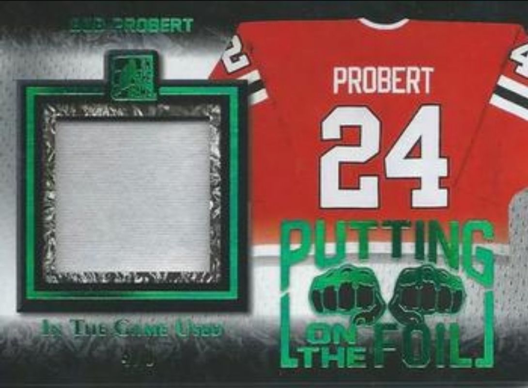 2017 Leaf In The Game Used #PF-02 Putting on the Foil Green Spectrum Foil /5