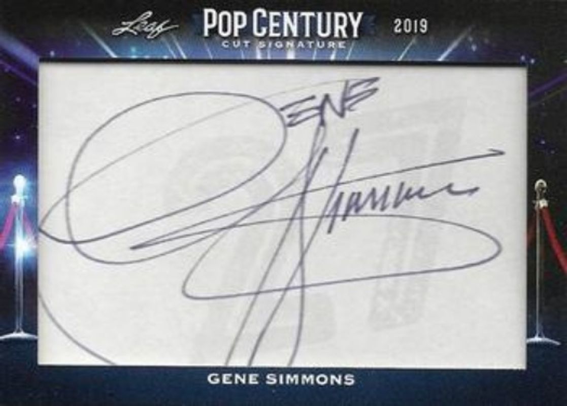 2019 Leaf Metal Pop Century Cut Signatures