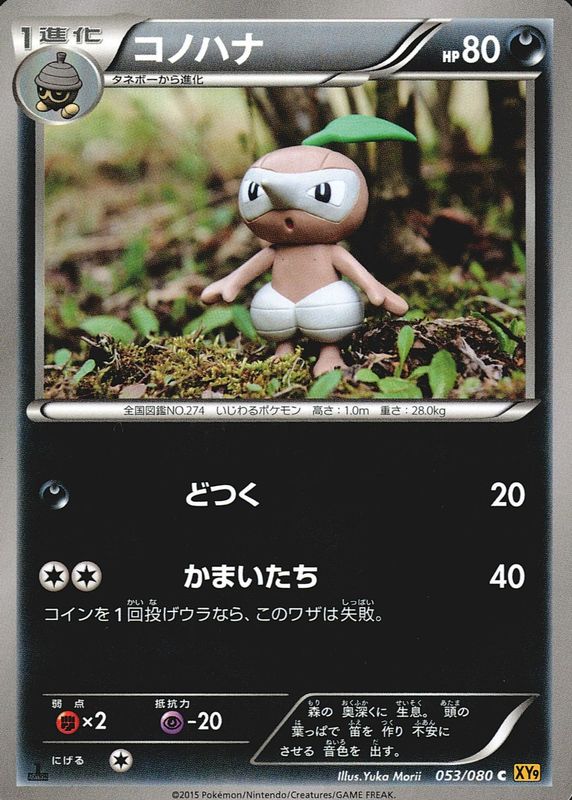 2015 Japanese XY: Rage of the Broken Heavens #053/080 1st Edition