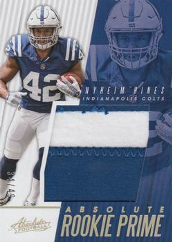 2018 Absolute #ARP-NH Absolute Rookie Jerseys Patches /49