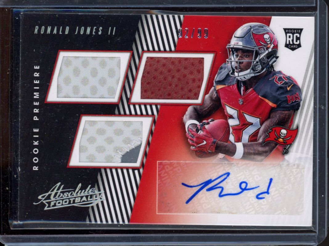 2018 Absolute #160 Rookie Premiere Material Autos Spectrum /49