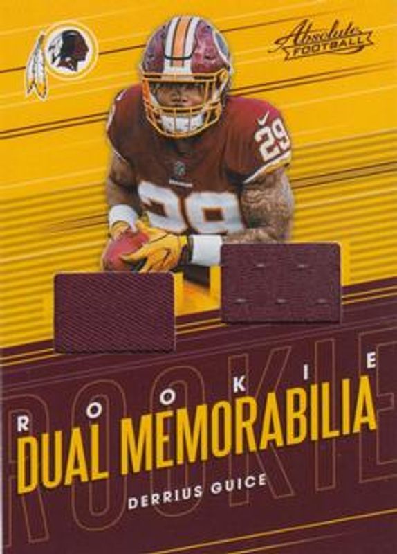 2018 Absolute #RDM-DG Rookie Dual - Memorabilia
