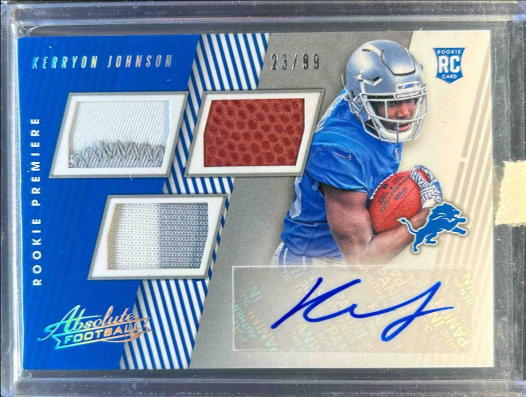 2018 Absolute #170 Rookie Premiere Material Autos Spectrum /49