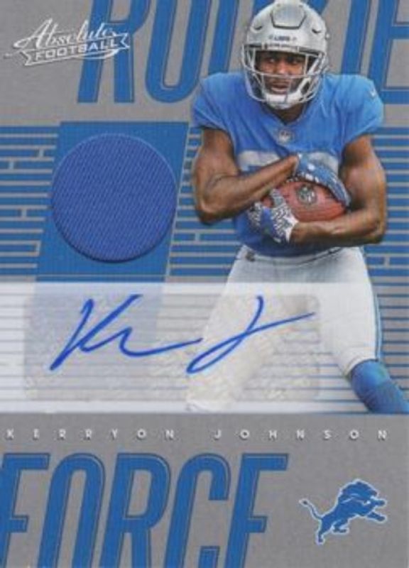 2018 Absolute #RF-KJ Rookie Force Signatures