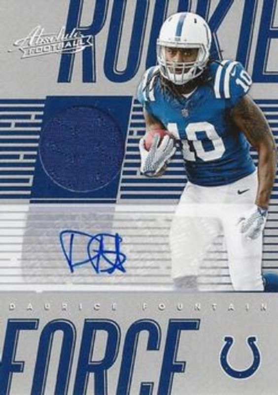 2018 Absolute #RF-DF Rookie Force Signatures