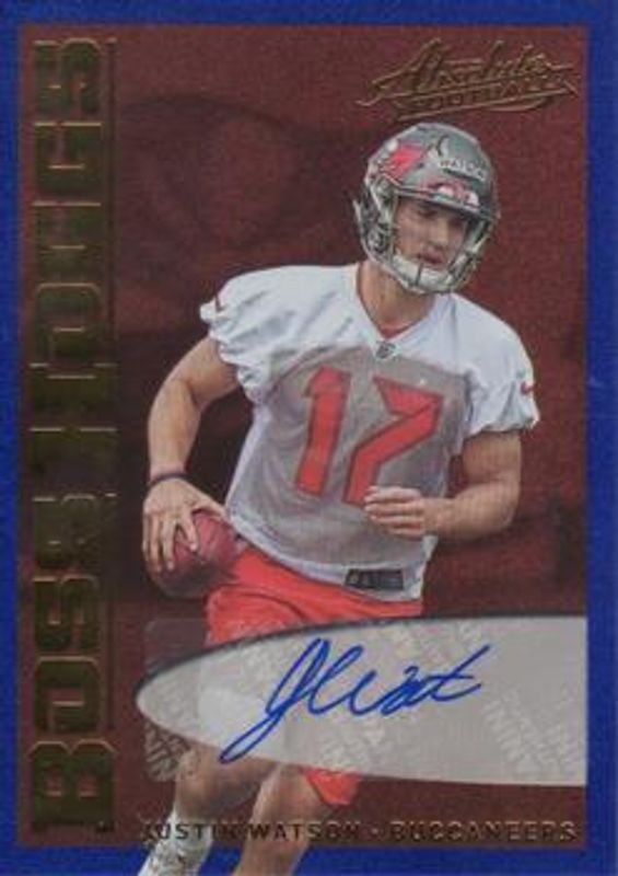 2018 Absolute #BH-JW Boss Hoggs Autographs - Spectrum Blue