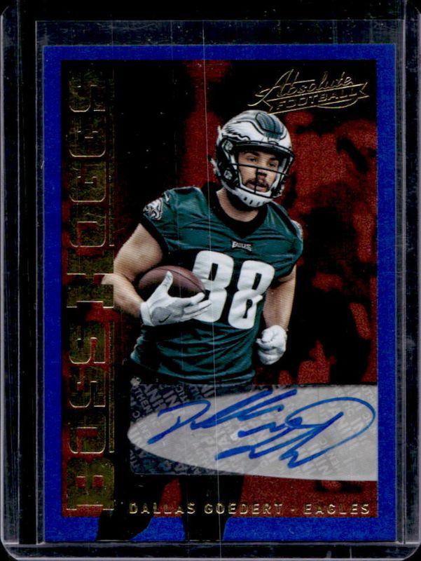 2018 Absolute #BH-DG Boss Hoggs Autographs - Spectrum Blue