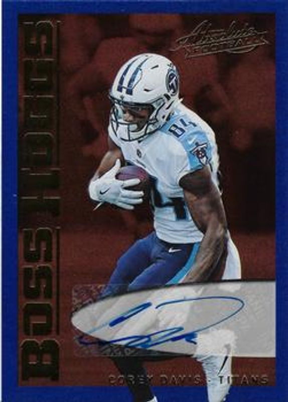2018 Absolute #BH-CD Boss Hoggs Autographs - Spectrum Blue