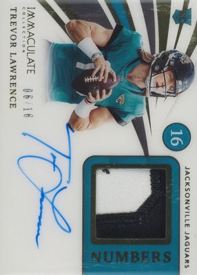 2021 Immaculate #INA-TL Immaculate Numbers Rookie Patch Autographs (/16)
