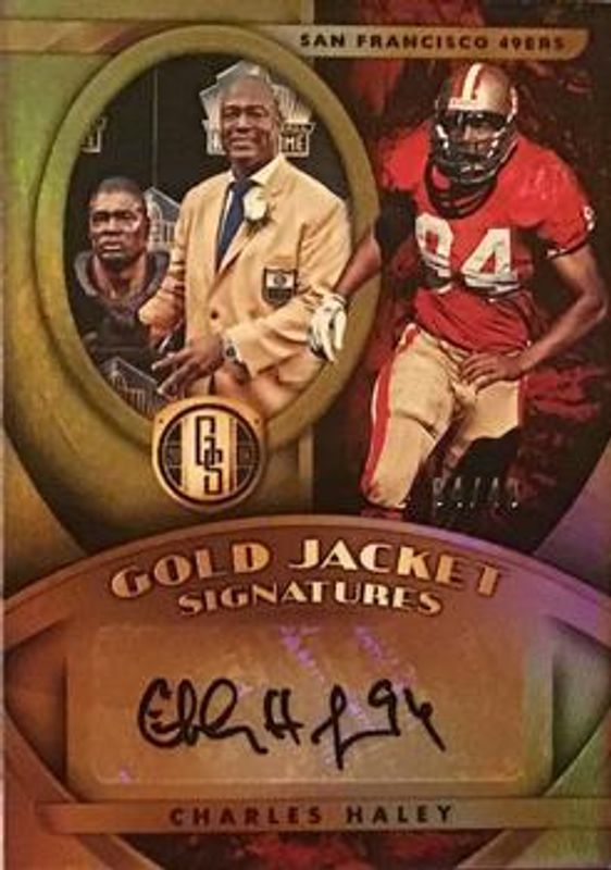 2018 Gold Standard #GJS-CH Gold Jacket Signatures /99