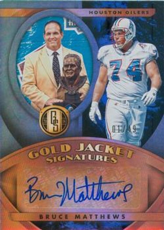 2018 Gold Standard #GJS-BM Gold Jacket Signatures - Platinum /49