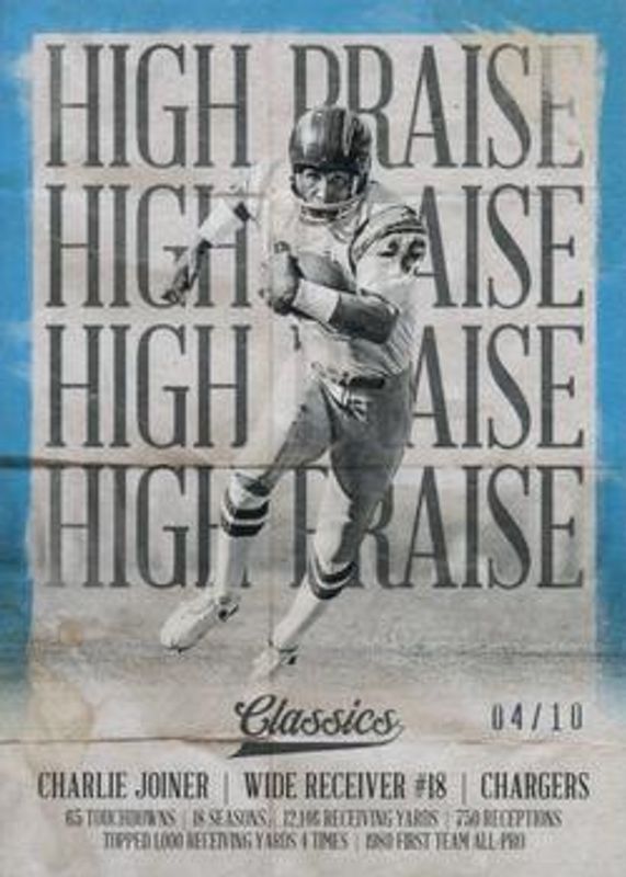 2018 Classics #14 High Praise - Blue /10
