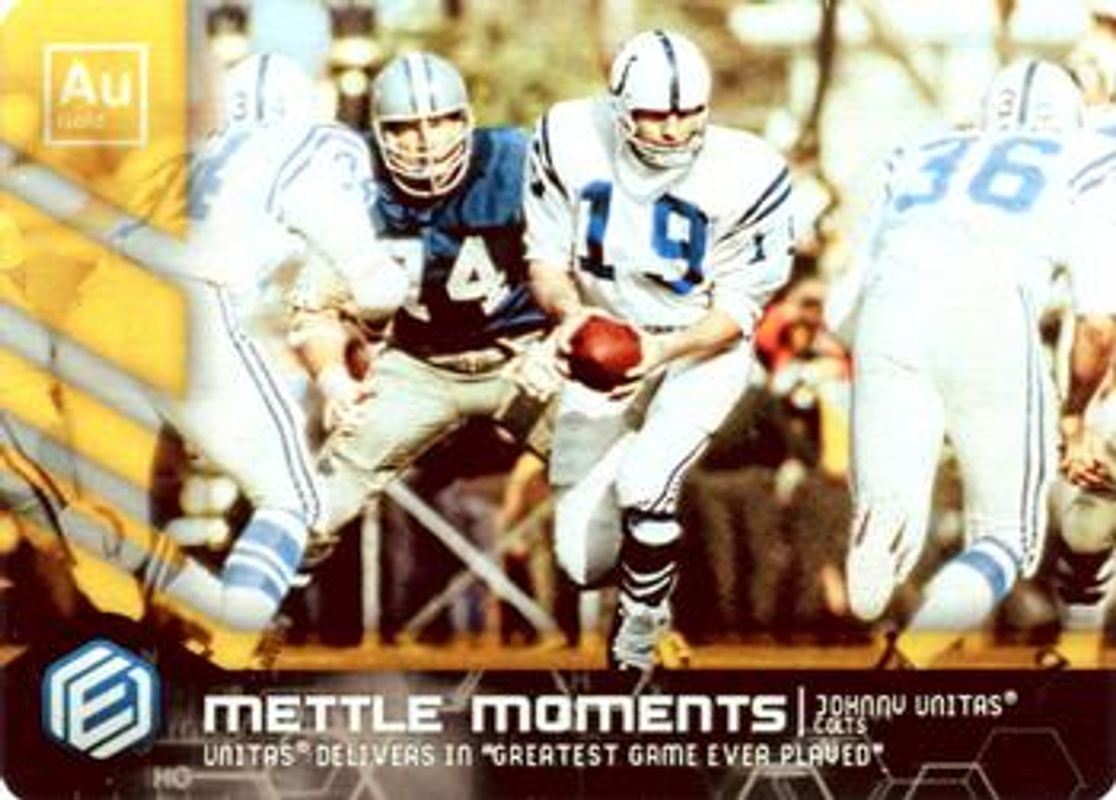 2018 Elements #1 Mettle Moments Horizontal - Gold /10