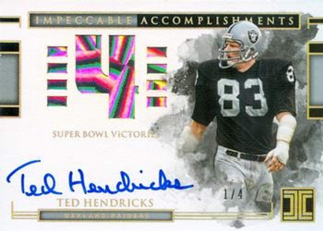 2018 Impeccable #IAA-TD Impeccable Accomplishments Autographs /6