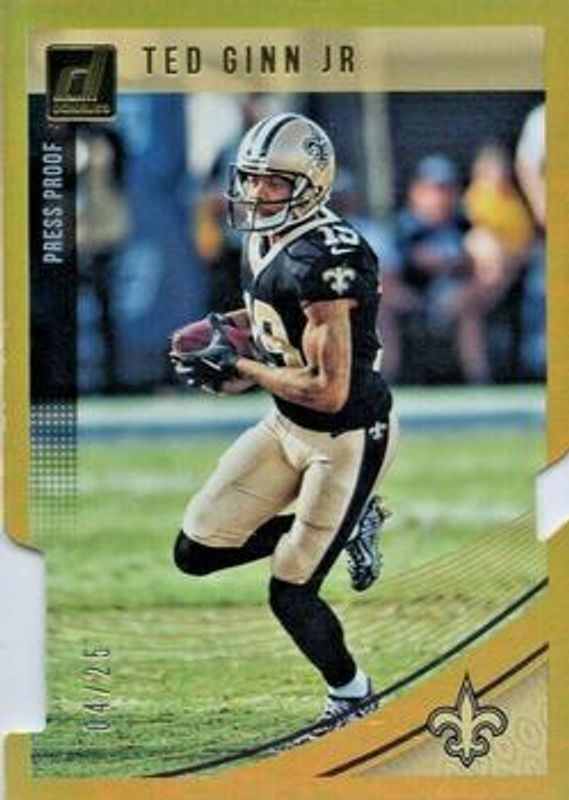 2018 Donruss #198 Press Proof Gold Die-Cut /25
