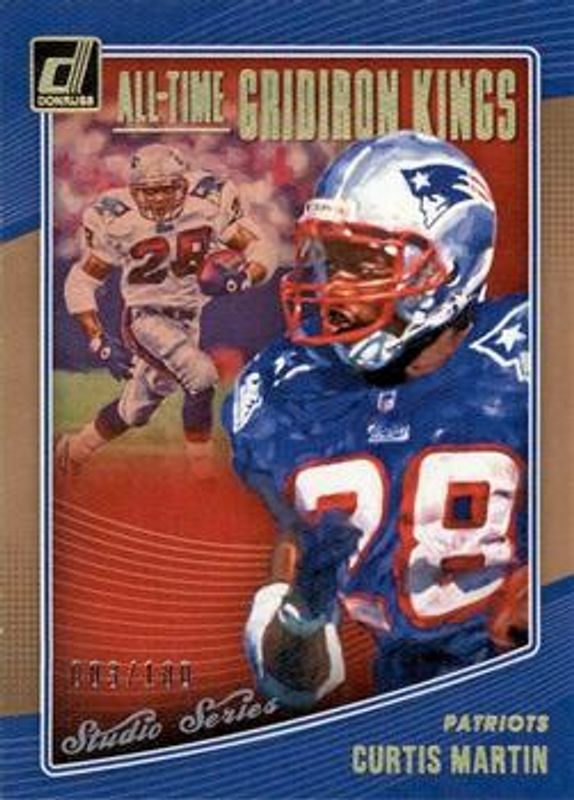 2018 Donruss #AGK-18 All-Time Gridiron Kings - Studio Series /100