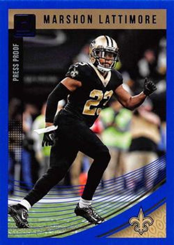 2018 Donruss #197 Press Proof Blue