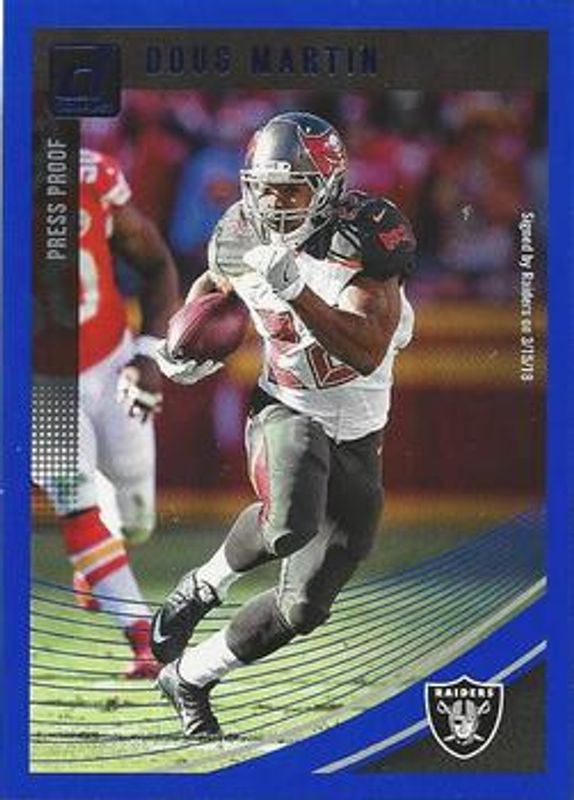 2018 Donruss #225 Press Proof Blue