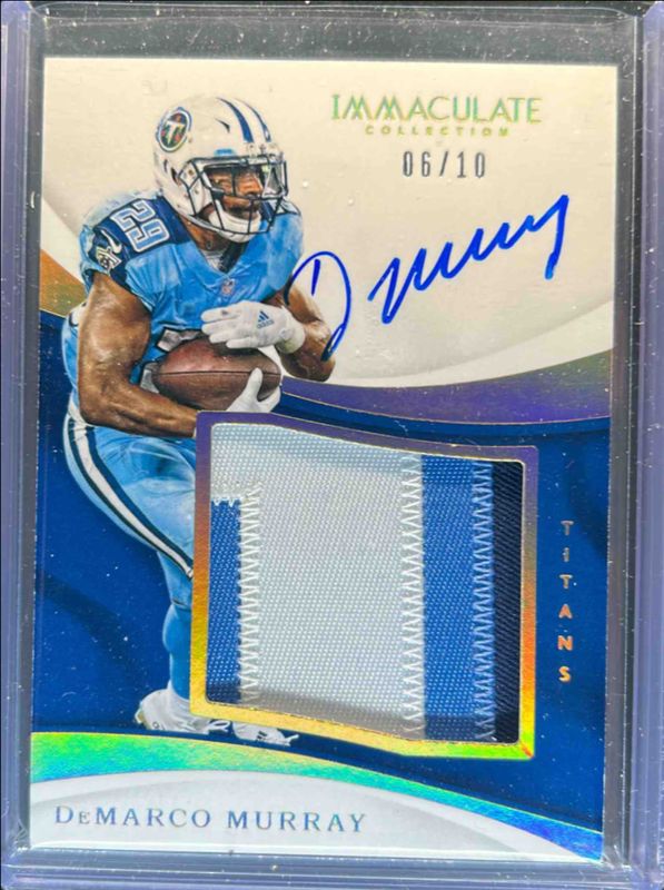 2018 Immaculate #PP-DM 2017 Immaculate Collection Football Premium Patch Autographs - Gold /10