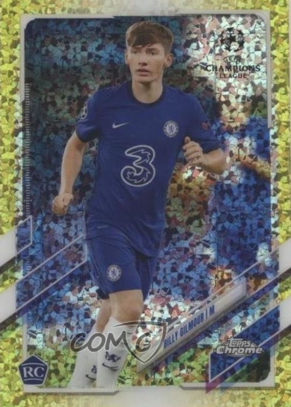 2020 Topps Chrome UEFA Champions League #66 Yellow Mini-Diamond Refractor /299