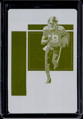 2018 Plates & Patches #40 2017 Encased - Printing Plate Yellow /1