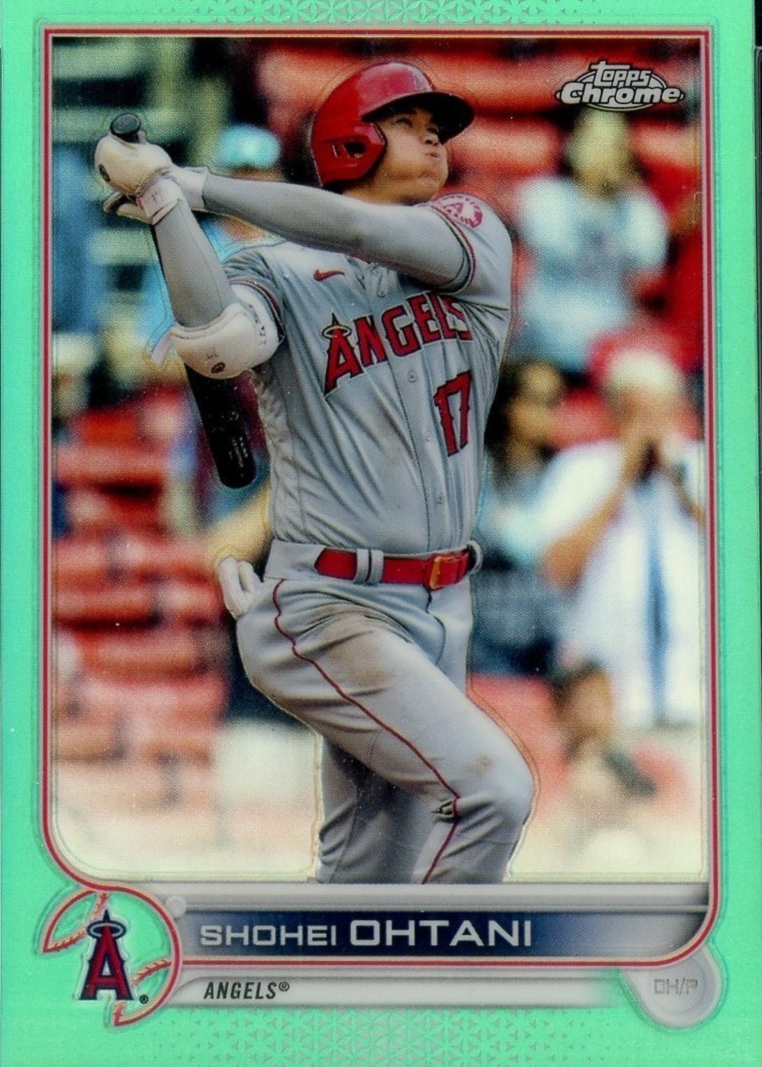 Shohei Ohtani 2022 Topps Chrome #1 Aqua Refractor /199 Price Guide