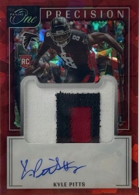 2021 One #311 Precision Rookie Patch Autographs - Red (/20)