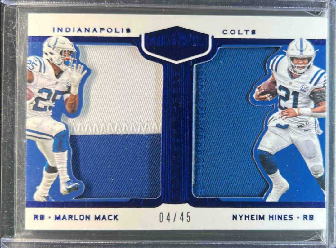 2018 Plates & Patches #DC-MN Double Coverage - Blue /45
